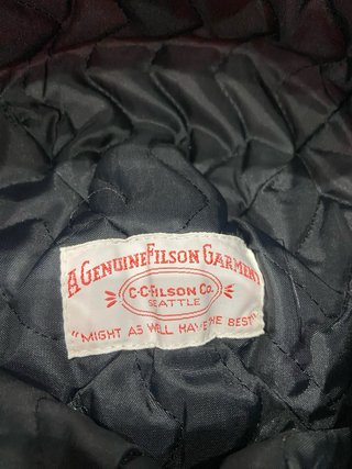 Cappello Filson arancione e marrone