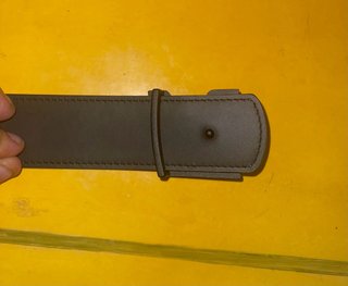 Cinturón Louis Vuitton Hombre Negro Gris