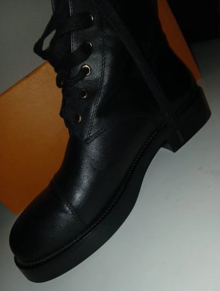 Botas Louis Vuitton Metropolis Flat Rang Negras