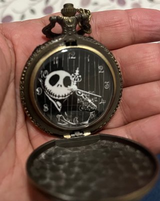 Reloj de bolsillo de Jack Slellington - Leontina