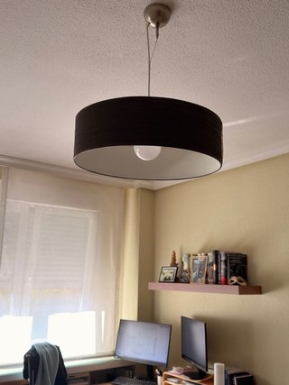 Lampada a sospensione di design nera