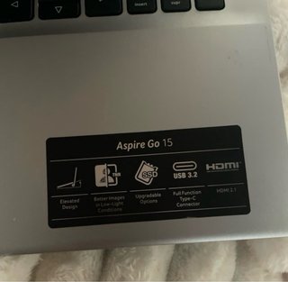 Portátil Acer Aspire Go 15 Argento