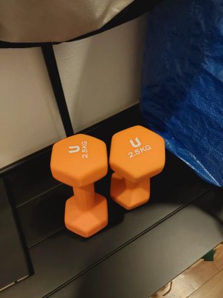 2 Mancuernas 2.5kg Naranja
