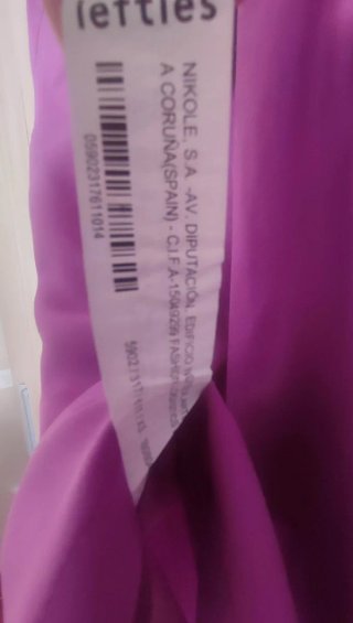 Blusa morada Lefties talla XS