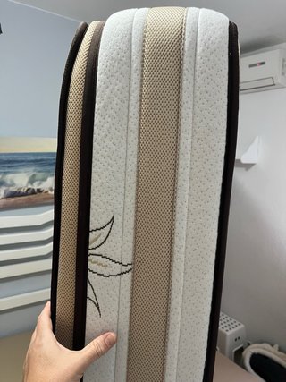 Colchón Vicoelástico Doble Aloe Vera Bambú