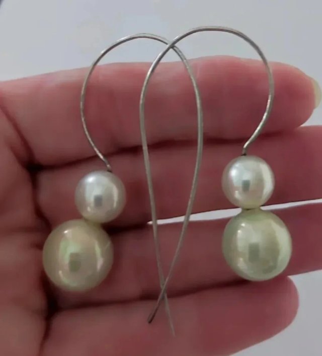 Pendientes Plata Ley Ametistas y Perlas