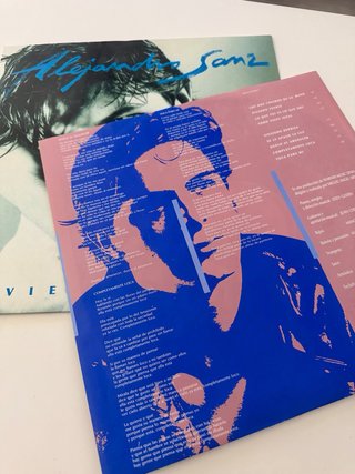 Vinilo Alejandro Sanz Viviendo Deprisa