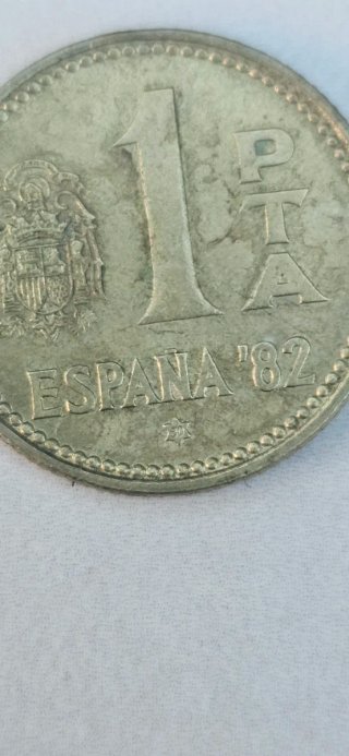 Moneda 1 peseta España 1982