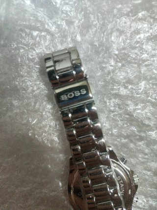 Reloj Hugo Boss Cronógrafo Negro y Plateado