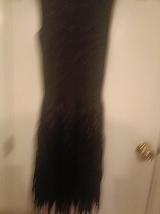 Vestido Mango Negro Talla S