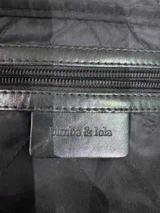 Bolso Bimba y Lola Negro Lona
