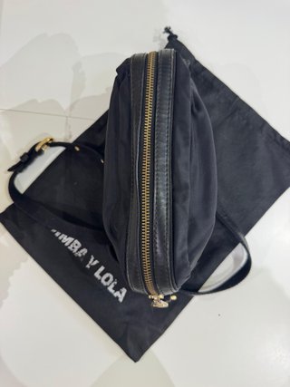 Bolso Bimba y Lola Negro Lona
