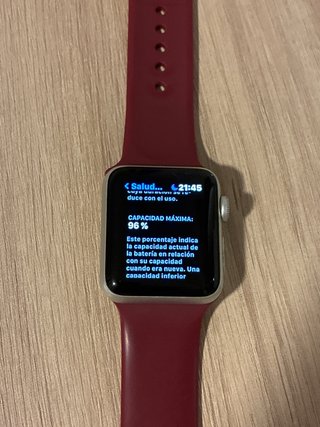 Apple Watch s3 96% Salud Batería + Accesorios