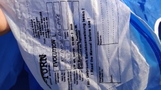 Parapendio con 4 voli di iniziazione, più nel mio profilo