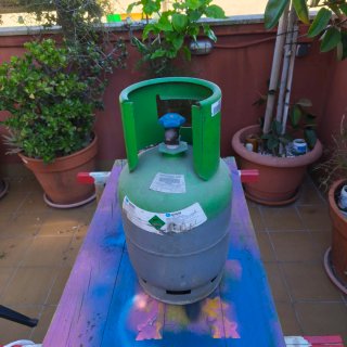 Bombona gas aire acondicionado