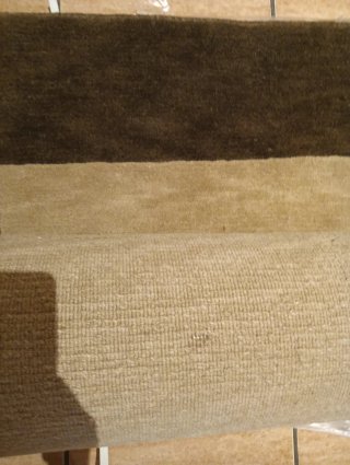 Alfombra Yute Beige y Marrón