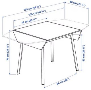 Mesa extensible IKEA PS 2012