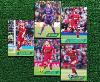 5 carte Panini Top Class Liverpool 2025