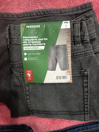 Pantalón vaquero corto de trabajo hombre L
