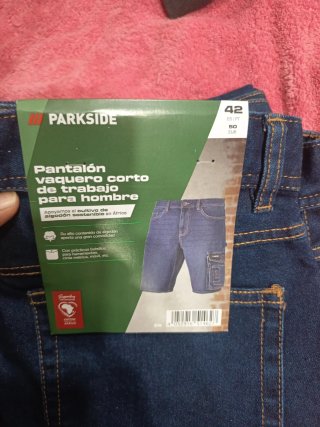 Pantalón vaquero corto de trabajo hombre L