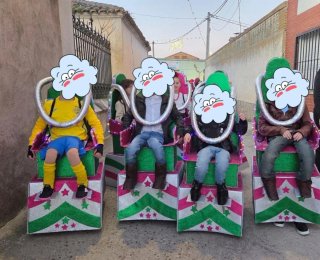 Disfraz comparsa Carnaval montaña rusa