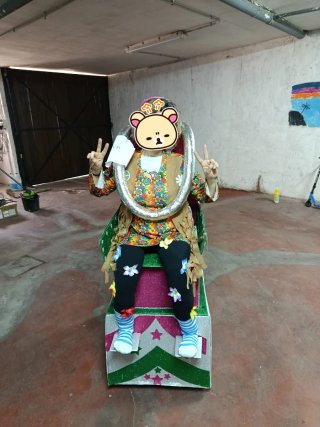 Disfraz comparsa Carnaval montaña rusa