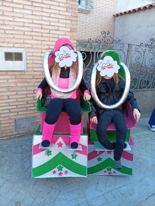 Disfraz comparsa Carnaval montaña rusa