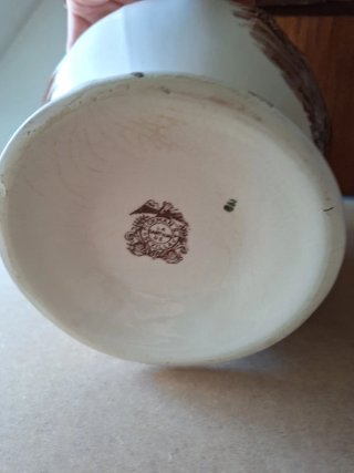 Jarra y Palangana Pikman Marrón