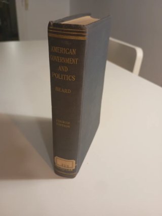 Libro American Government 1925 Charles A. Beard