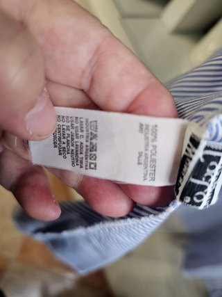 Camisa marca Facto Rayas Celestes y Blancas