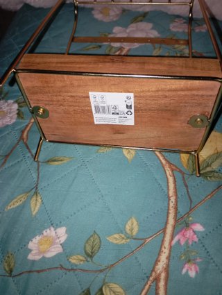 ( NUEVO ) Expositor Joyas Dorado y Madera