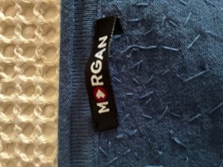 Chaqueta Morgan azul con pedrería
