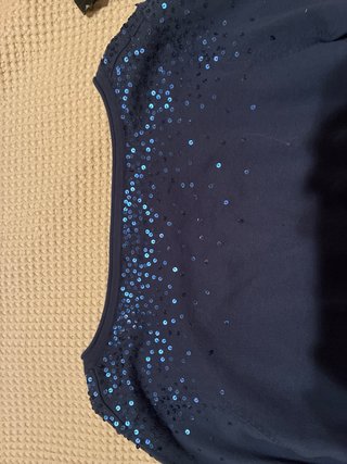 Chaqueta Morgan azul con pedrería