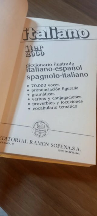 Iter 2000, Italiano diccionario ilustrado itali...