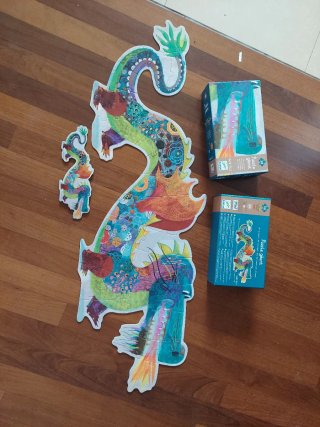 Puzzle Dragón Gigante Infantil