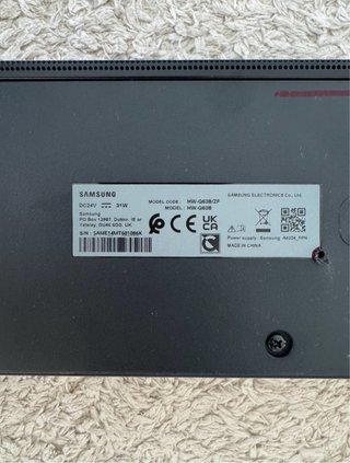Samsung HW-Q60B Barra Sonido Subwoofer Dolby Audio