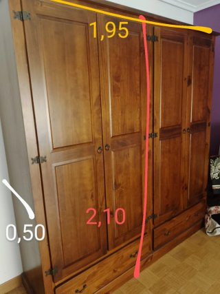 Dormitorio completo madera (consultar precios)