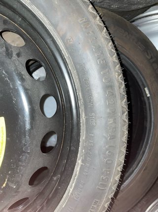 Rueda de repuesto temporal 80km/h 155/70R19