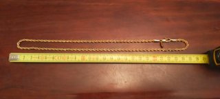 Cadena de oro 14k 50cm