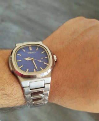 Reloj Seiko Mod Nautilus Azul Marino 42mm