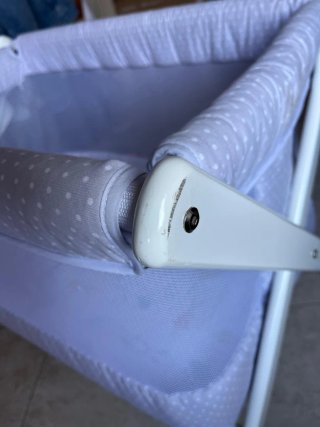 Cuna de viaje plegable con colchón