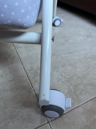 Cuna de viaje plegable con colchón