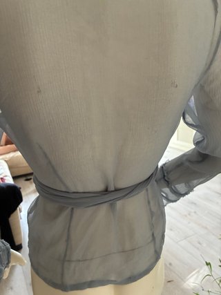Blusa Tintoreto gasa cruzada talla única
