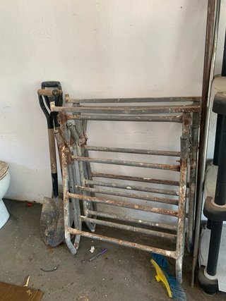 Caballete metálico construcción