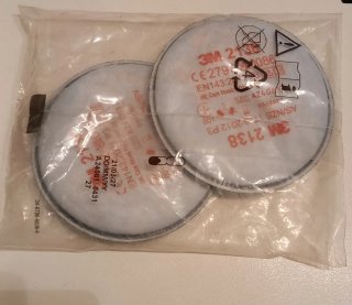 Filtros 3M 2138 P3 (2 unidades)