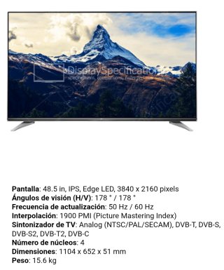 Televisor LED LG 49uh750v smart   no negociable