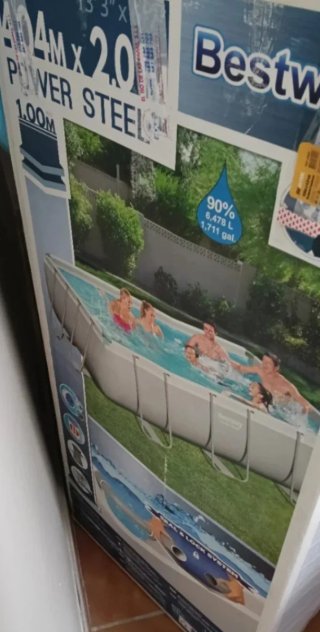 Estructura tubular piscina desmontable