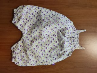 Tutina neonata fantasia cuori viola 3 mesi