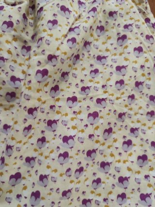 Tutina neonata fantasia cuori viola 3 mesi