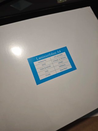Fundas Laminar A4 Mate 50 micras (100 uds)